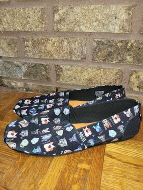 Skechers BOBS Puppy Print Slip-On Shoes Memory Foam Size 10 New without tags